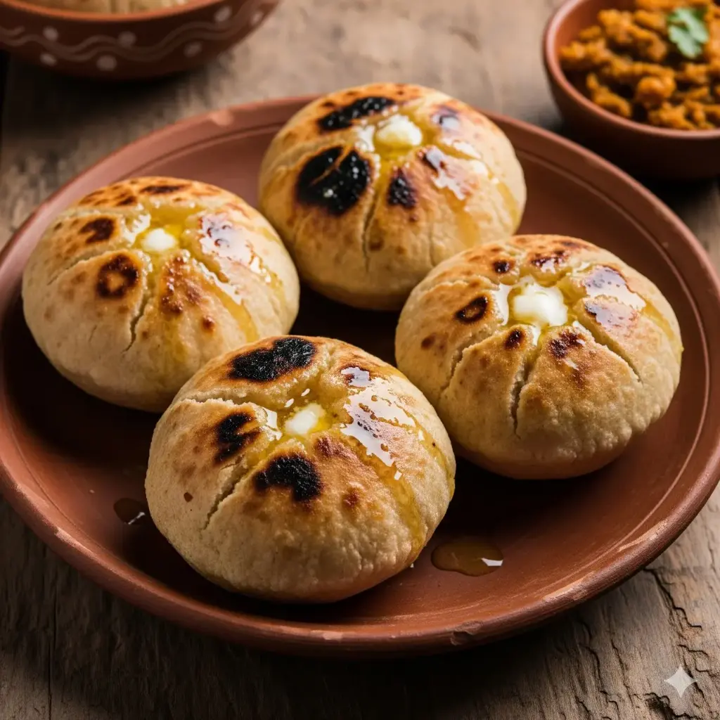 Litti Chokha (WITH GHEE)
